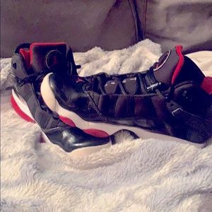 10.5 Red, black and white Jordan two3